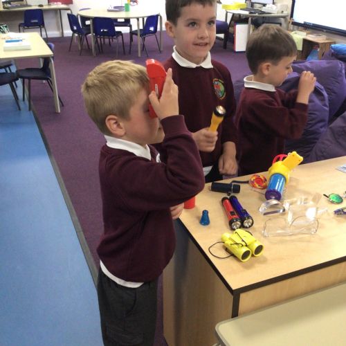 We have enjoyed learning about eyes this week.