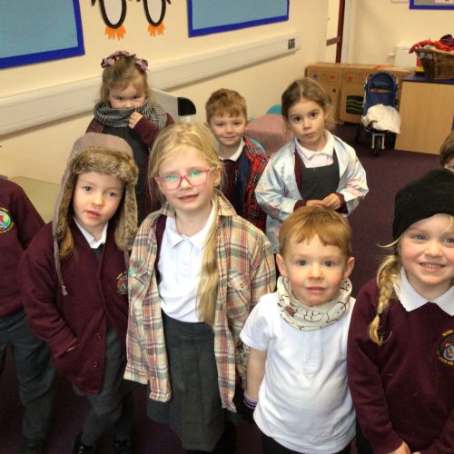 We explored clothes for cold weather