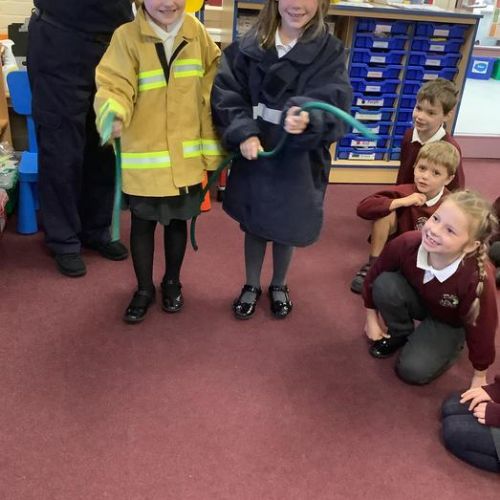 A visit from Lancashire Fire and Rescue Service