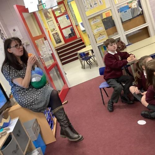 We have enjoyed visits from Debbie and Diana from Niscu.